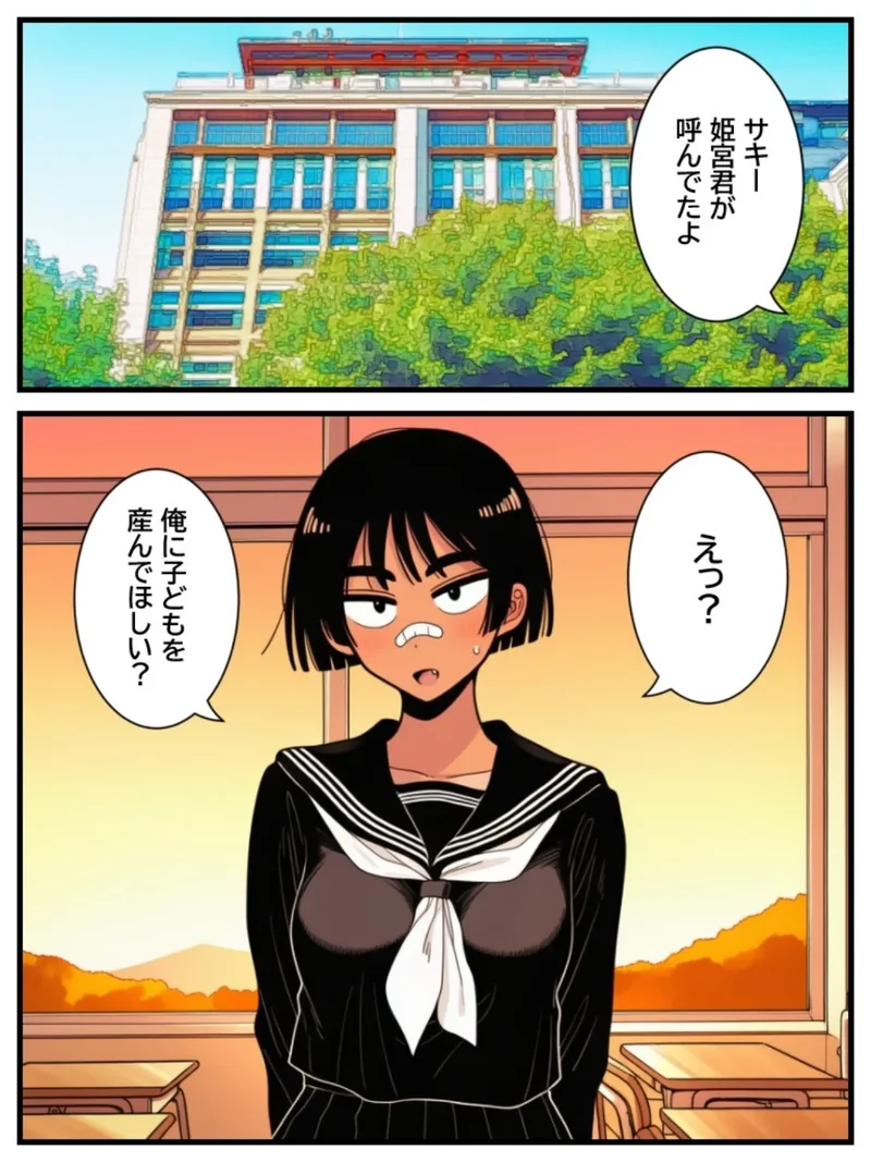 キミの子どもを孕ませて。ボーイッシュ陸上女子がイケメンに無責任中出しされて妊娠するまで【モザイク版】（単話） サンプル6ページ