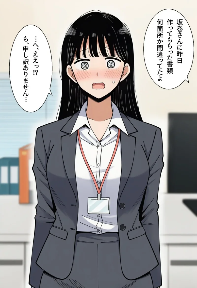 ガチ天然な新入社員に俺の子を産ませるまで。【白抜き修正版】（単話） サンプル2ページ